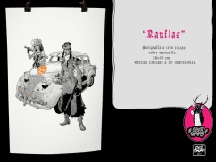 "Ranflas" - 3 Tintas 28 x 43 cm $150